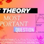 प्रत्यावर्ती धारा सिद्धांत इलेक्ट्रीशियन थ्योरी महत्वपूर्ण प्रश्न - AC Theory MCQ Question in Hindi