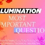 प्रदीप्ति से संबंधित महत्वपूर्ण प्रश्न - Illumination MCQ Question in Hindi